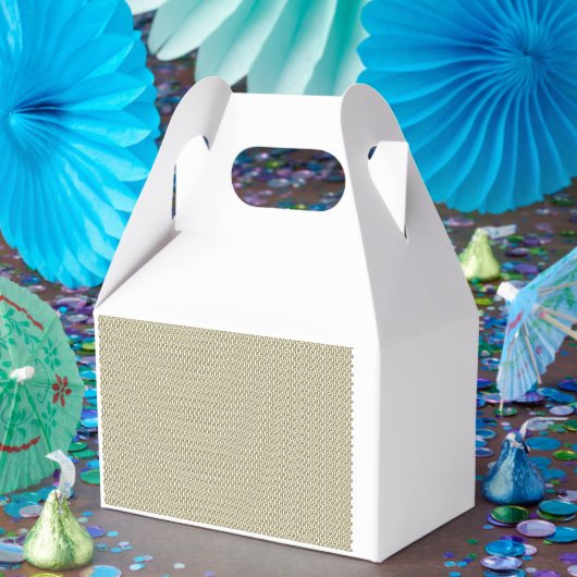 複雑な幾何学的パターンを持つ長方形のラグ フェイバーボックス (パーティー)