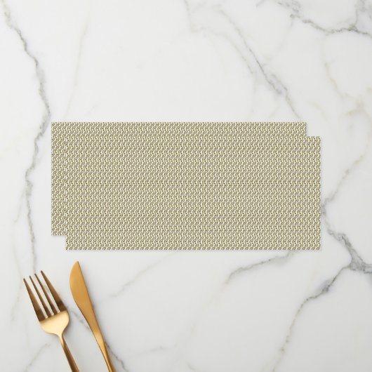 複雑な幾何学的パターンを持つ長方形のラグ メニュー (正面/裏面インサイチュ)