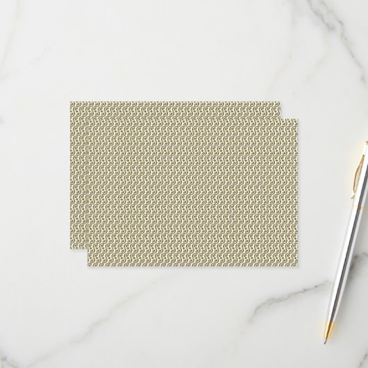 複雑な幾何学的パターンを持つ長方形のラグ 出欠カード (正面/裏面インサイチュ)