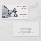 複雑な建物の名刺 名刺 (正面/裏面)