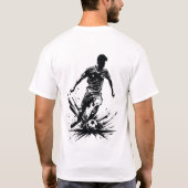 複雑な建築のブレインシティTシャツ Tシャツ (裏面)