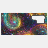 複雑な抽象芸術ペイズリー旋回 SAMSUNG GALAXYケース (裏面横)