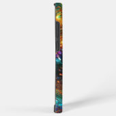 複雑な抽象芸術ペイズリー旋回 SAMSUNG GALAXYケース (右側面)