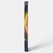 複雑な抽象芸術ペイズリー旋回 SAMSUNG GALAXYケース (左側面)