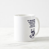 複雑な文構造の文法超能力 コーヒーマグカップ (正面右)