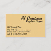 複雑な格子パター縁どンアートワークテンプレート 名刺 (裏面)