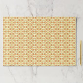 複雑な模様の黄色と白の背景 ペーパーパッド (インサイチュ)