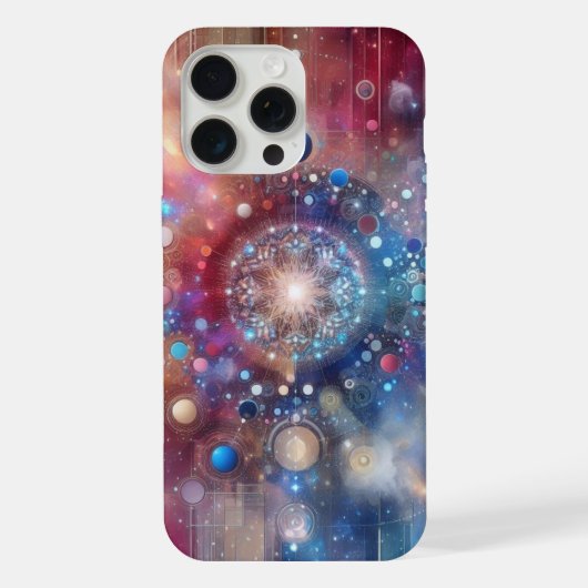 複雑な模様  iPhoneケース (裏面)