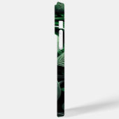 複雑な濃い緑のアイルランドのシャムロック Case-Mate iPhoneケース (裏面 / 左)