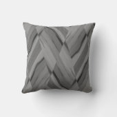 複雑な灰色の大理石のパターン装飾用クッション クッション (裏面)