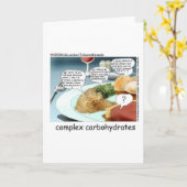 複雑な炭水化物面白いマグカードティーなど カード (黄色い花)