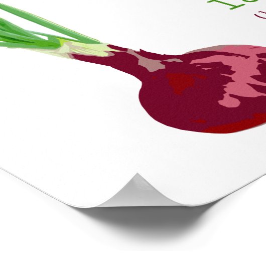 複雑な玉ねぎ ポスター (角)