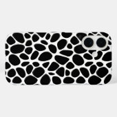 複雑な白黒パターン Case-Mate iPhoneケース (裏面 (横))