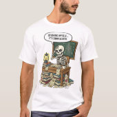 複雑な私の研究はおもしろ医学生 Tシャツ (正面)
