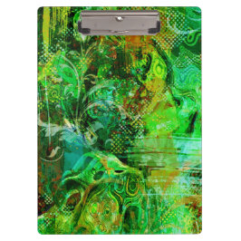 複雑な緑の質感 クリップボード