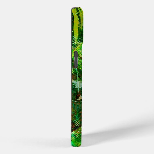 複雑な緑の質感 Case-Mate iPhoneケース (裏面 / 右)