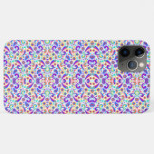 複雑な花柄のカラフルなスマホケース Case-Mate iPhoneケース (裏面(横))