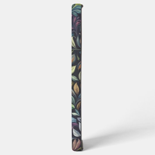 複雑な花柄 SAMSUNG GALAXYケース (左側面)