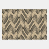 複雑な茶色の大理石のパターン ラッピングペーパーシート (正面2)