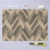 複雑な茶色の大理石のパターン 薄葉紙 (クラフト)