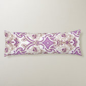 複雑な華美フローラpを特徴とする繊維デザイン ボディピロー (裏面)