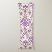 複雑な華美フローラpを特徴とする繊維デザイン ボディピロー (正面縦)