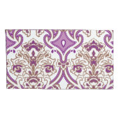 複雑な華美フローラpを特徴とする繊維デザイン 枕カバー (裏面-右)