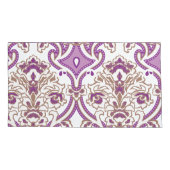 複雑な華美フローラpを特徴とする繊維デザイン 枕カバー (裏面-左)