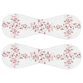 複雑な赤いフローラつる植物 ソフトボール (パネル)