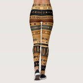 複雑な部族層 レギンス (裏面)