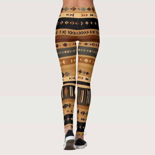 複雑な部族層 レギンス (裏面)