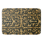 複雑な金ゴールド装飾模様 バスマット (正面)