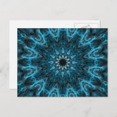 複雑な雪の結晶 ポストカード (正面/裏面)