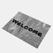 複雑な霜の入った"ようこそ"ドアマットデザイン ドアマット (アングル)