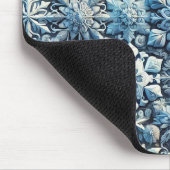 複雑な霜インスパイア模様 マウスパッド (コーナー)