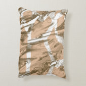 複雑な鮮やかフローラを特徴とする織物デザイン アクセントクッション (裏面(縦))