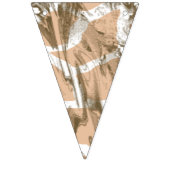 複雑な鮮やかフローラを特徴とする織物デザイン バンティングフラッグ (第2の旗)