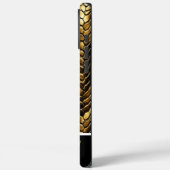 複雑な黄金のヘビの皮膚のパターン Case-Mate iPhoneケース (裏面 / 左)