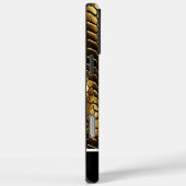 複雑な黄金のヘビの皮膚のパターン Case-Mate iPhoneケース (裏面 / 右)