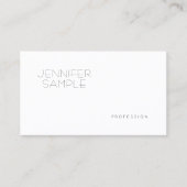 複雑にされる専門のエレガントでお洒落な平野 名刺 (正面)