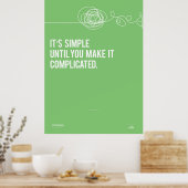 複雑にシンプルなるまではだ ポスター (キッチン)