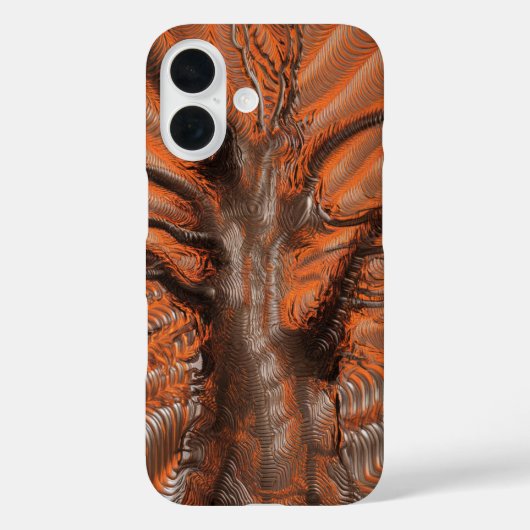 複雑に渦巻く木のアートワーク Case-Mate iPhoneケース (裏面)