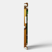 複雑エレガントな枠を持つステンドグラス花 Case-Mate iPhoneケース (裏面 / 右)