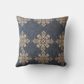 複雑エレガントな模様のクッションを投げる クッション (裏面)