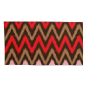 複雑カラフルな植物を特徴とする織物パターン 枕カバー (裏面-右)