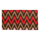 複雑カラフルな植物を特徴とする織物パターン 枕カバー (裏面-左)