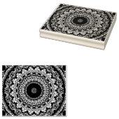 複雑トリップ(幻覚体験)のようなカラフルなボホマンダラ ラバースタンプ (押印)