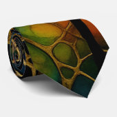 複雑数々の層アルコールインクパターン ネクタイ (ロール)