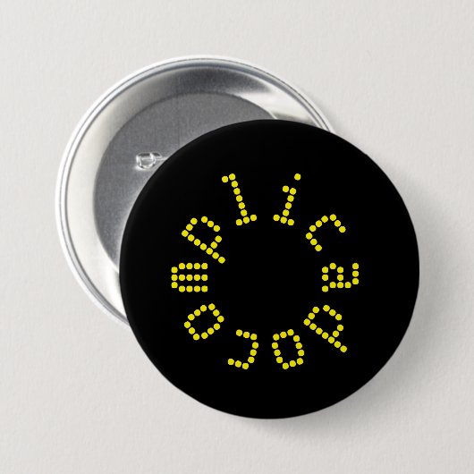 複雑語 缶バッジ (正面&裏面)