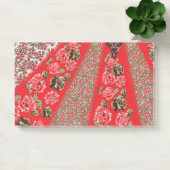 複雑鮮やかなフローラと ポストイット (オフィス)